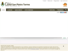 Tablet Screenshot of comune.castelsanpietroterme.bo.it